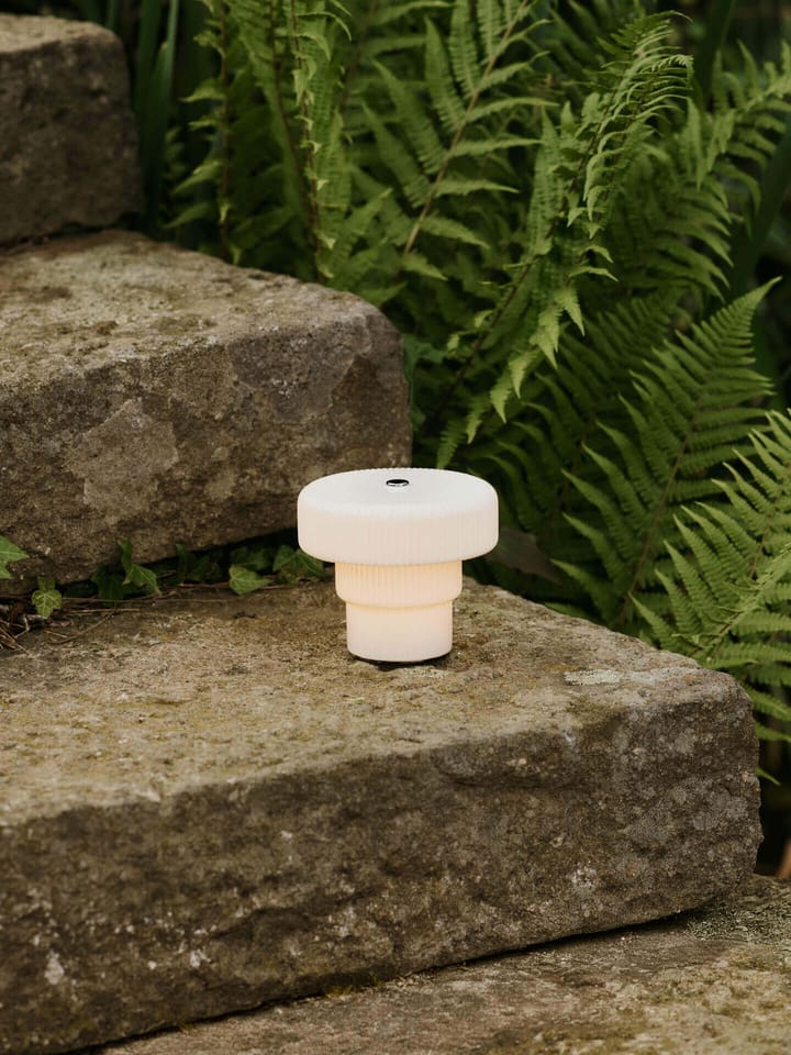 Ripple φορητό επιτραπέζιο φωτιστικό 10 cm, White Ferm Living