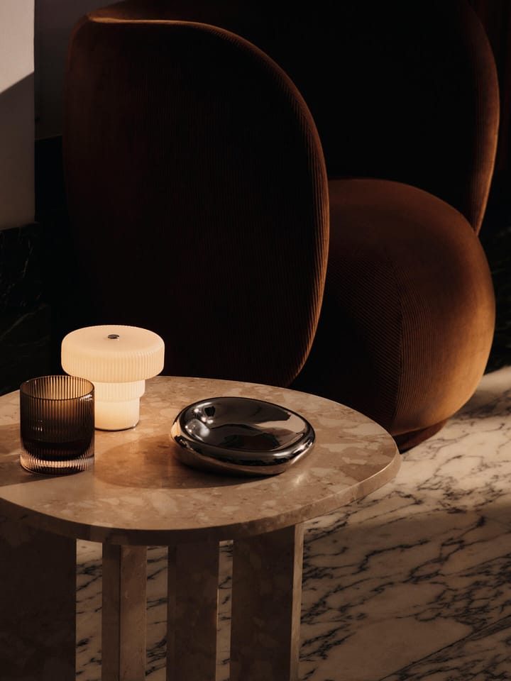 Ripple φορητό επιτραπέζιο φωτιστικό 10 cm, White Ferm Living