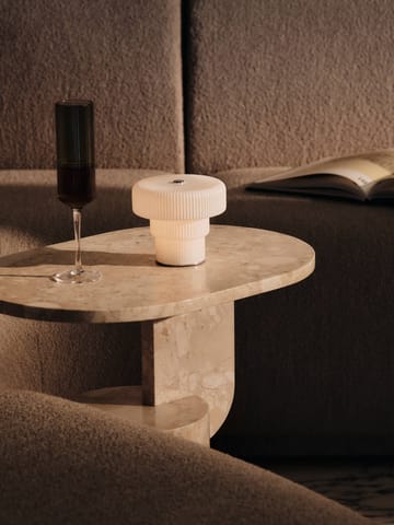 Ripple φορητό επιτραπέζιο φωτιστικό 10 cm - White - Ferm Living