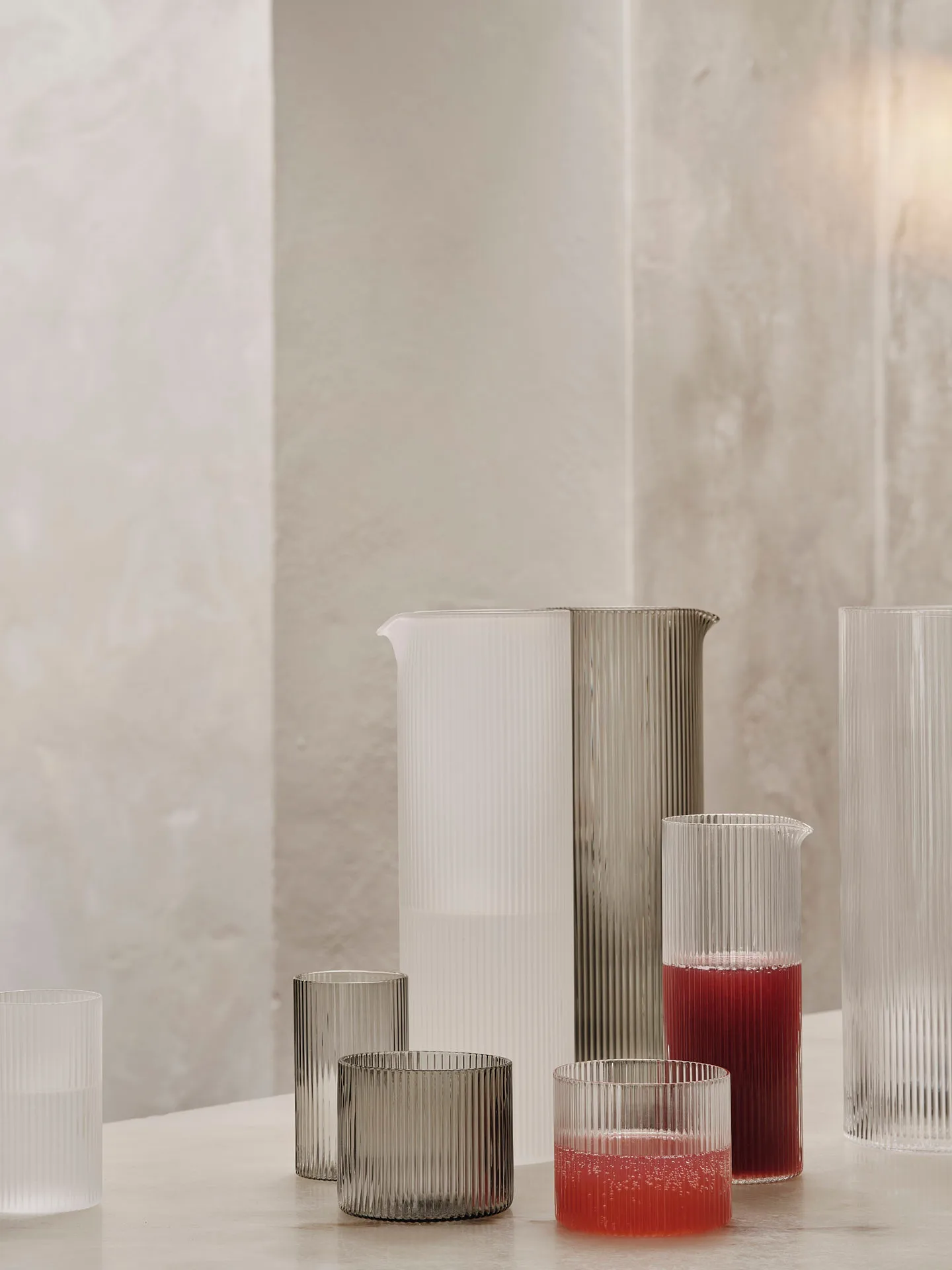 Ripple καράφα 1,12 L, Frosted Ferm Living