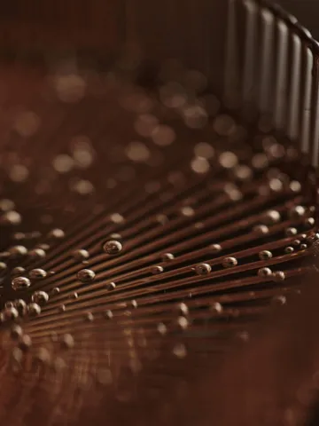 Ripple ποτήρια σαμπάνιας 2 τεμάχια - Blush - Ferm Living