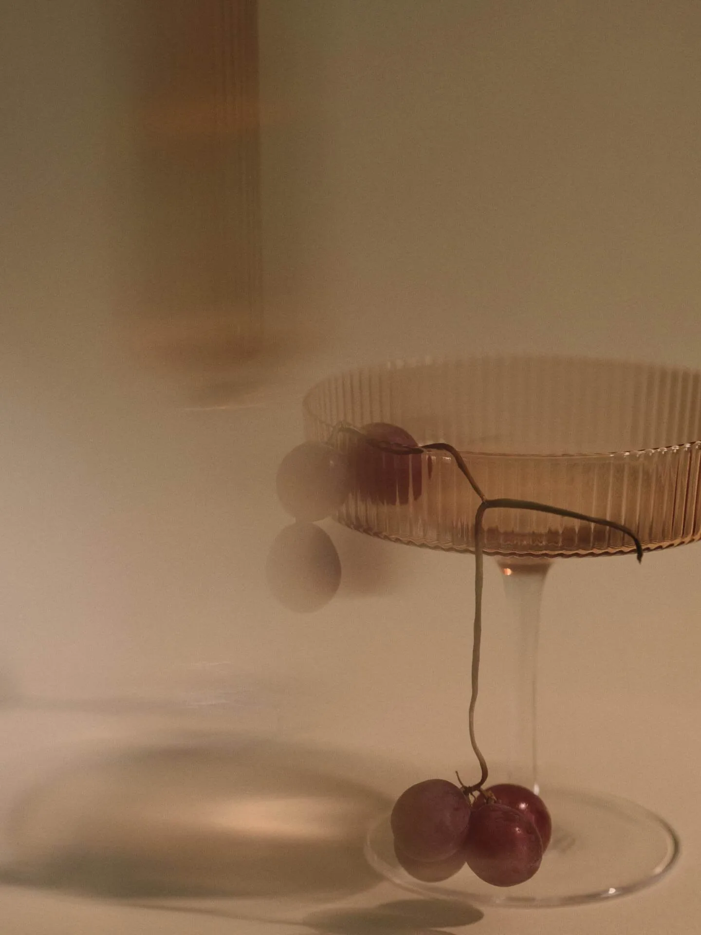 Ripple ποτήρια σαμπάνιας 2 τεμάχια, Blush Ferm Living