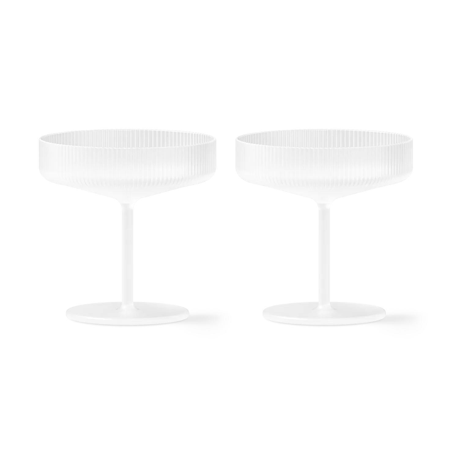 Ripple ποτήρι σαμπάνιας συσκευασία 2 τεμαχίων, Frosted Ferm Living