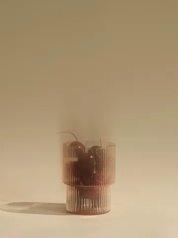 Ripple ποτήρια 4 τεμάχια - Blush - Ferm Living