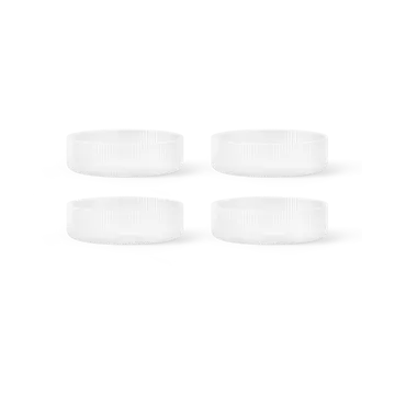 Μπολ πρωινού, Ripple, συσκευασία 4 τεμαχίων - Frosted - Ferm Living