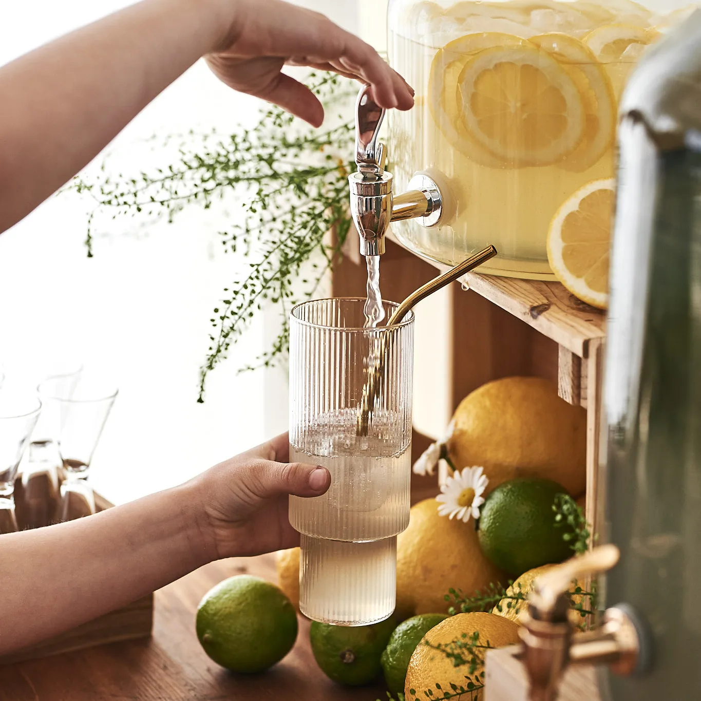 Ripple ποτήρι ποτού συσκευασία 4 τεμαχίων, διαφανές Ferm Living