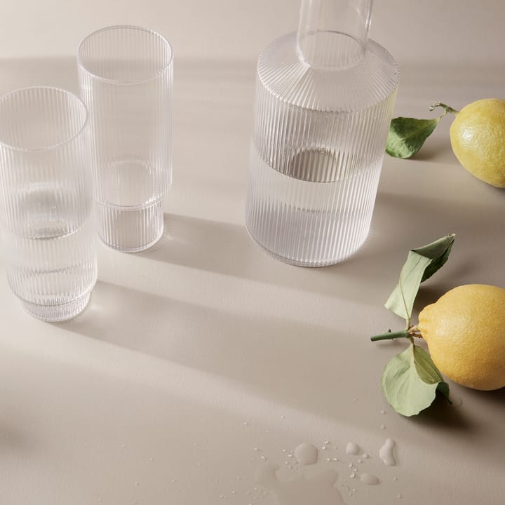 Ripple ποτήρι ποτού συσκευασία 4 τεμαχίων - διαφανές - ferm LIVING