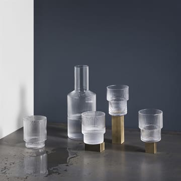 Ripple ποτήρι συσκευασία 4 τεμαχίων - διαφανές - ferm LIVING
