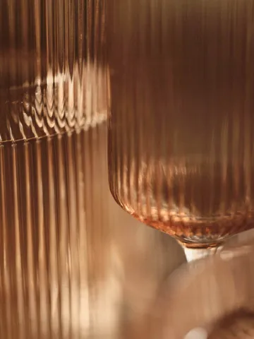 Ripple Champagne flutes ποτήρια σαμπάνιας 15 cl 2 τεμάχια - Blush - Ferm Living