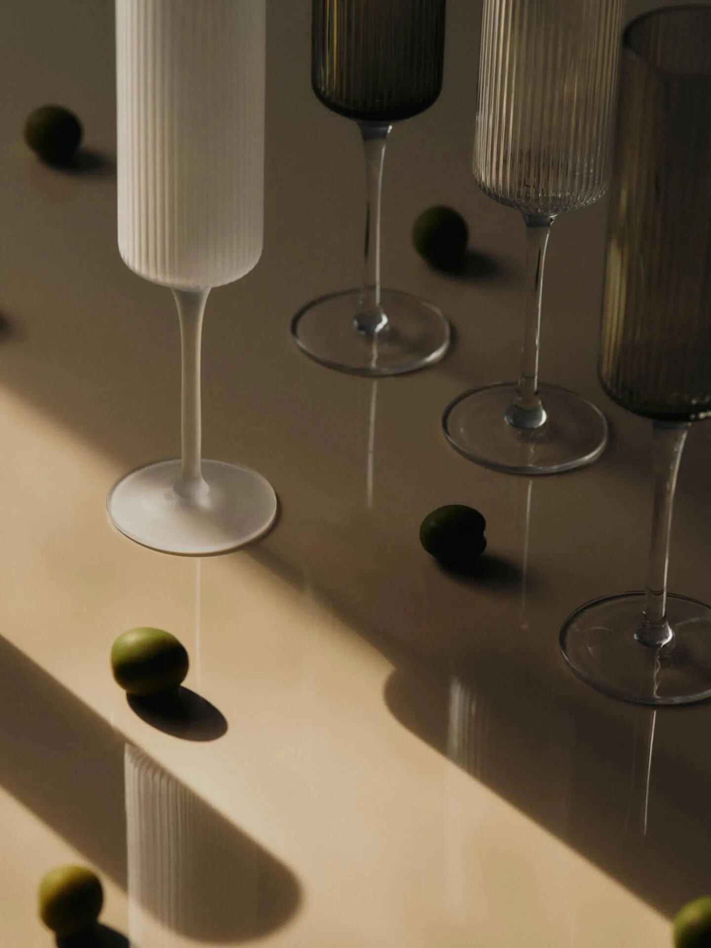 Ripple Champagne flutes ποτήρια σαμπάνιας 15 cl 2 τεμάχια, Frosted Ferm Living