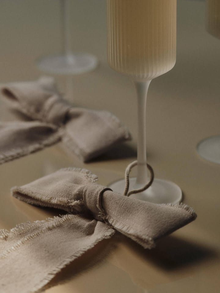 Ripple Champagne flutes ποτήρια σαμπάνιας 15 cl 2-pack, Frosted Ferm Living