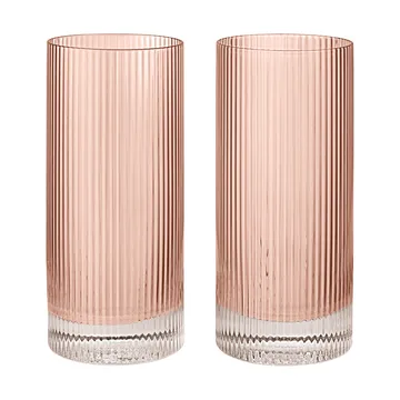 Ripple Highball ποτήρια 48 cl 2 τεμάχια - Blush - Ferm Living