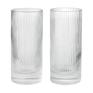 Ripple Highball ποτήρια 48 cl 2 τεμάχια - Clear - Ferm Living