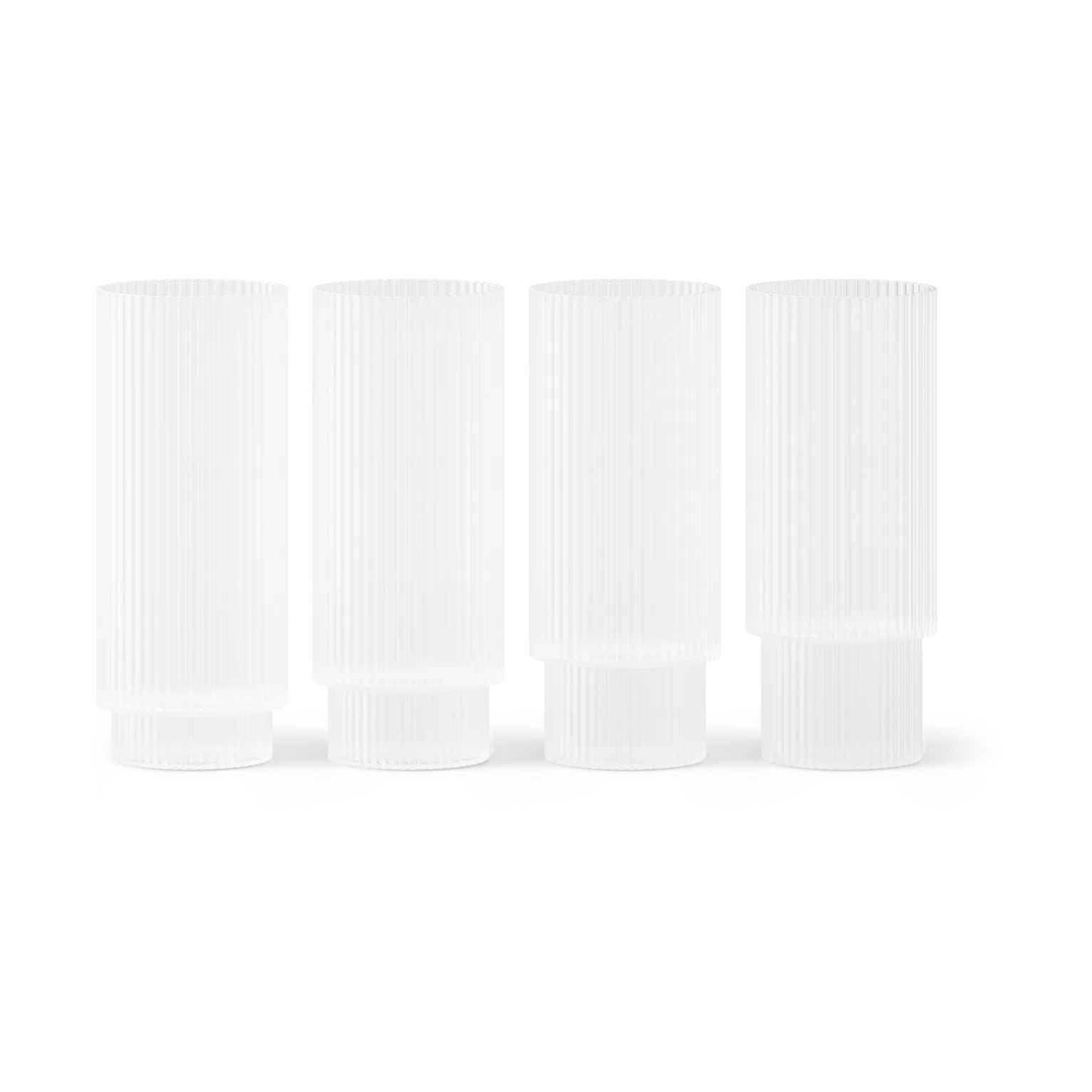 Ripple long drink ποτήρια 4 τεμάχια, Frosted Ferm Living