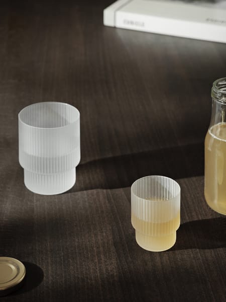 Ripple ποτήρι συσκευασία small 4 τεμαχίων, Frosted Ferm Living