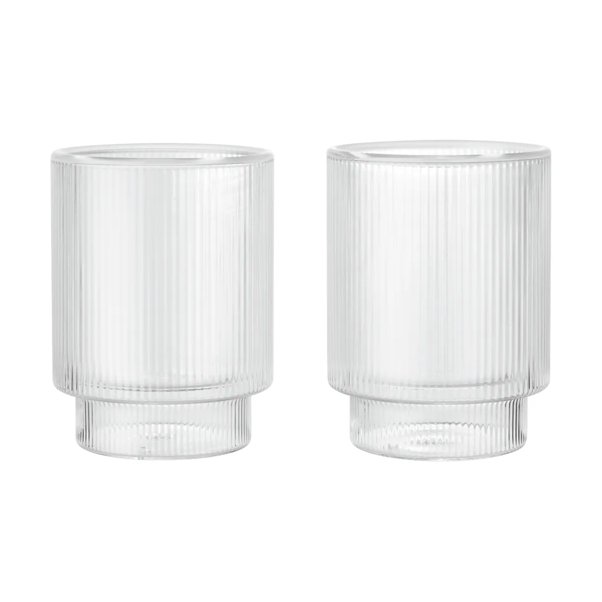 Ripple Thermal ποτήρια 22 cl 2 τεμάχια, Clear Ferm Living
