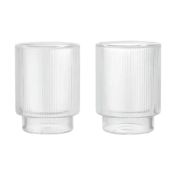 Ripple Thermal ποτήρια 22 cl 2 τεμάχια - Clear - Ferm Living