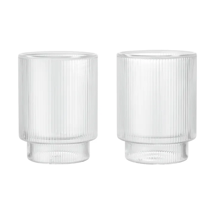 Ripple Thermal ποτήρια 22 cl 2 τεμάχια - Clear - Ferm Living