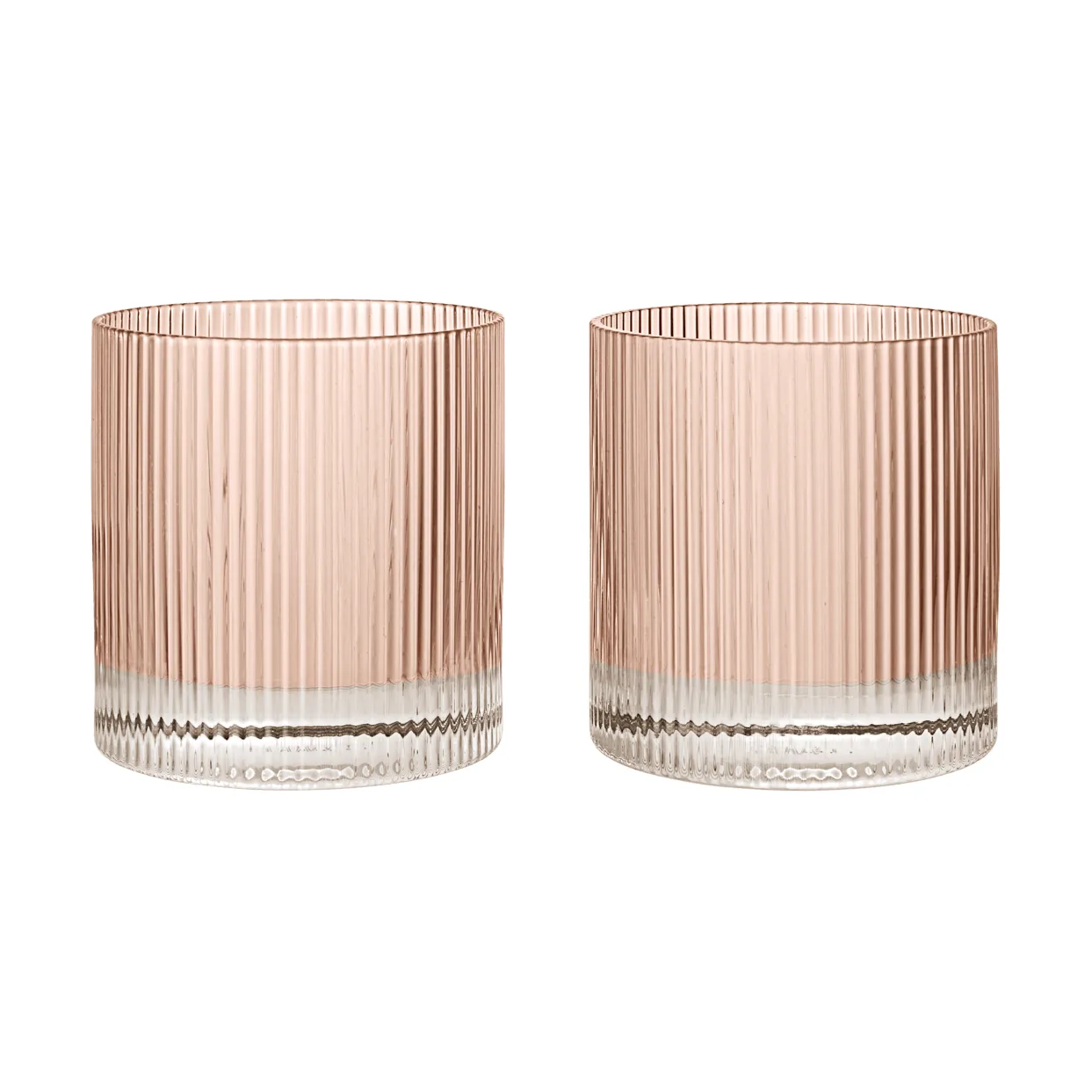 Ripple tumbler ποτήρια 25 cl 2 τεμάχια, Blush Ferm Living