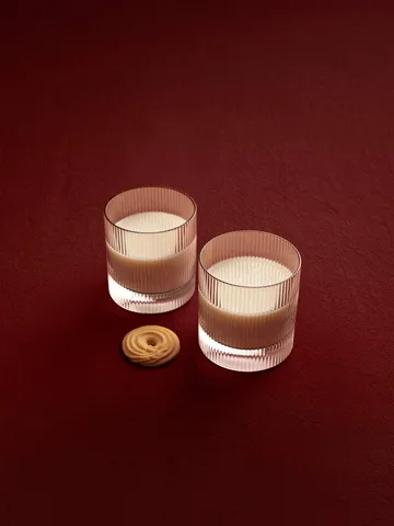Ripple tumbler ποτήρια 25 cl 2 τεμάχια - Blush - Ferm Living
