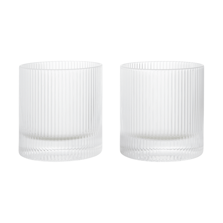 Ripple tumbler ποτήρι 25 cl σετ 2 τεμαχίων - Clear - Ferm Living