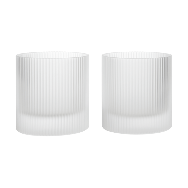 Ripple tumbler ποτήρι 25 cl σετ 2 τεμαχίων - Frosted - Ferm Living