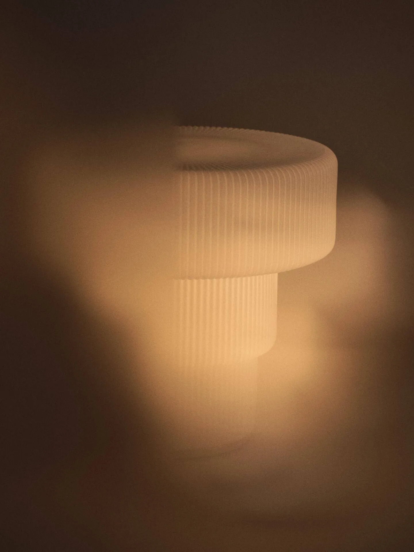 Ripple μπουκάλι λαδιού, White, Ø28x28 εκ. Ferm Living