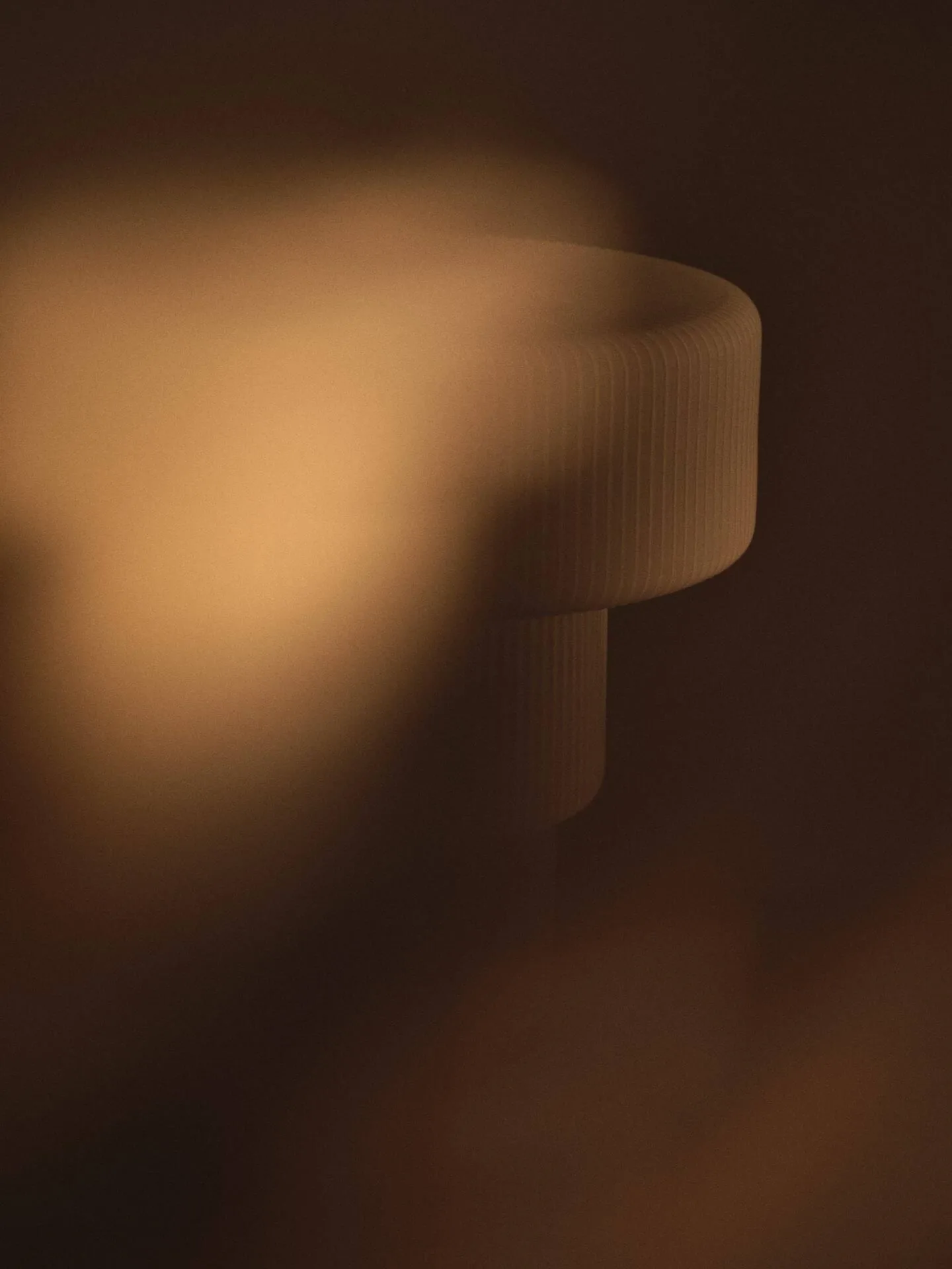 Ripple μπουκάλι λαδιού, White, Ø28x28 εκ. Ferm Living