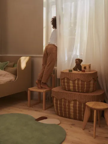 Rivan καλάθι αποθήκευσης 2 τεμάχια - Natural-off-white - Ferm Living