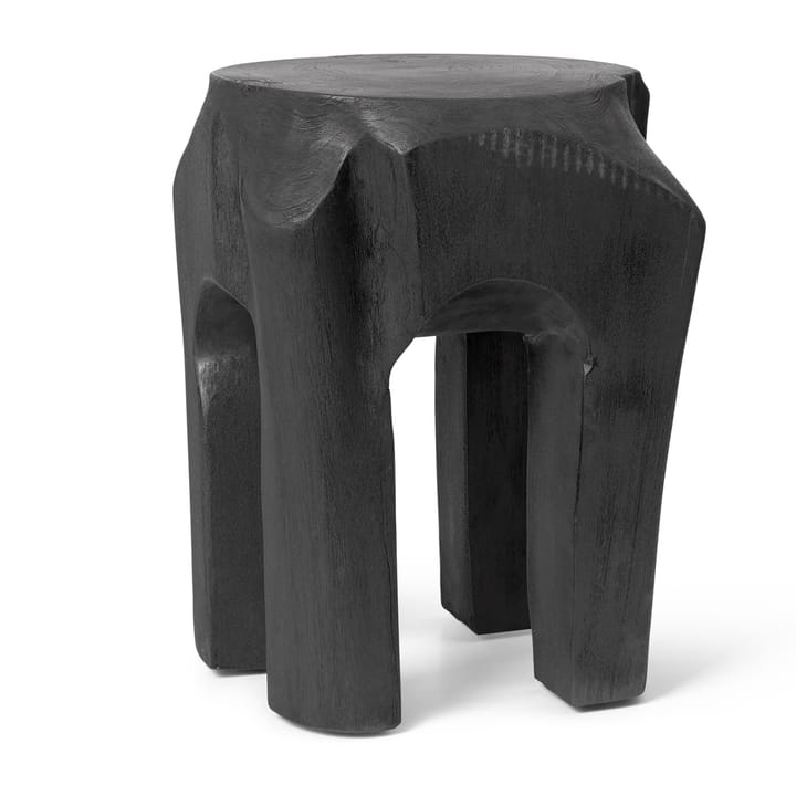 Root σκαμπό Ø30x40 εκ - Black stained - Ferm Living