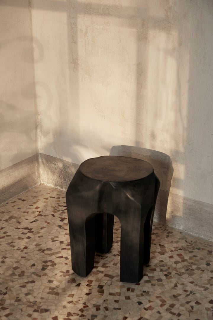Root σκαμπό Ø30x40 εκ, Black stained Ferm Living