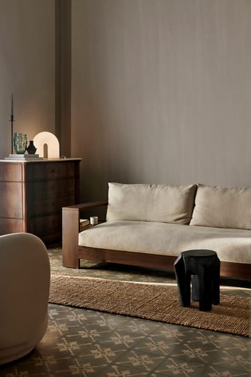 Root σκαμπό Ø30x40 εκ - Black stained - Ferm Living
