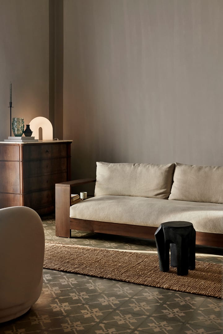 Root σκαμπό Ø30x40 εκ, Black stained Ferm Living