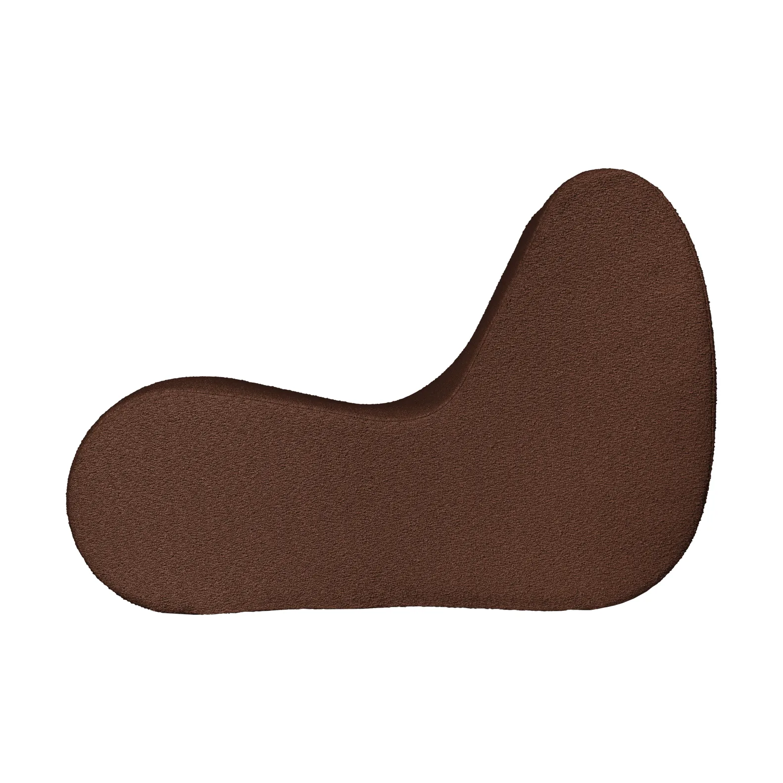 Rouli center module pure bouclé σπονδυλωτός καναπές, Chestnut brown Ferm Living