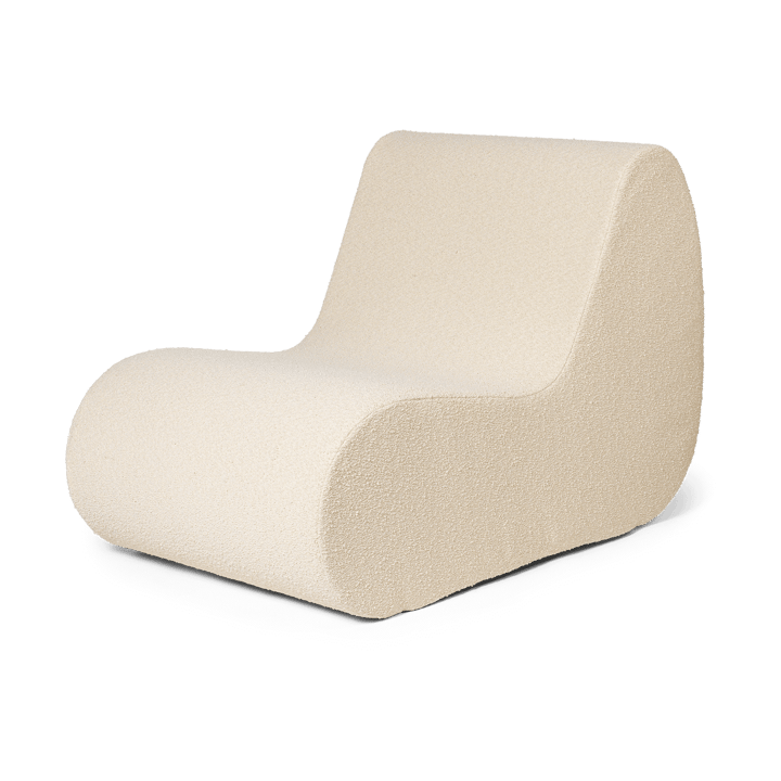 Rouli center module pure bouclé σπονδυλωτός καναπές - Off-white - ferm LIVING