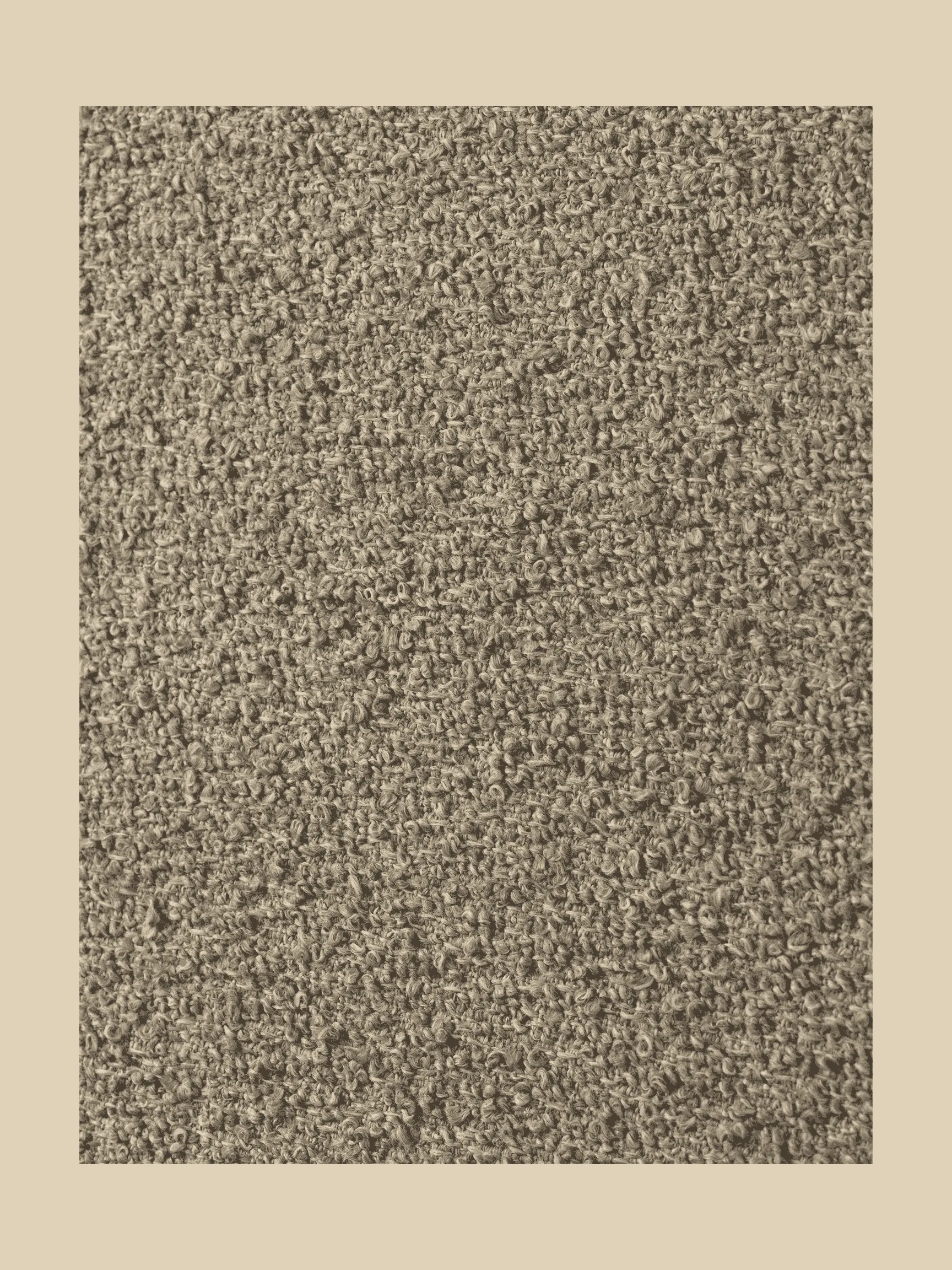 Rouli center module pure bouclé σπονδυλωτός καναπές, Sand Ferm Living