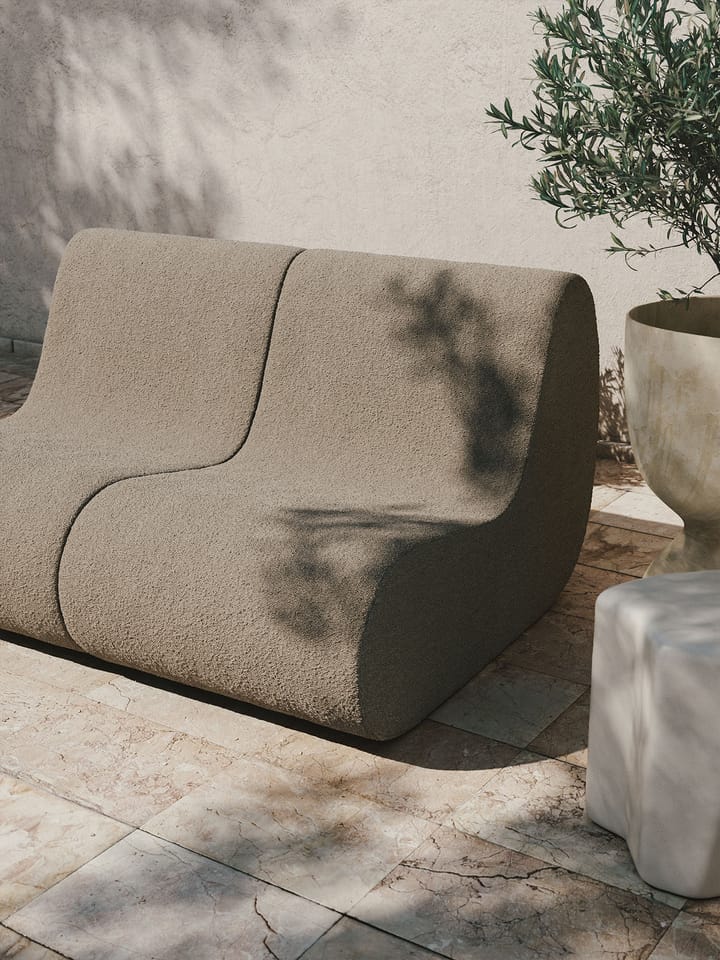 Rouli center module pure bouclé σπονδυλωτός καναπές, Sand Ferm Living