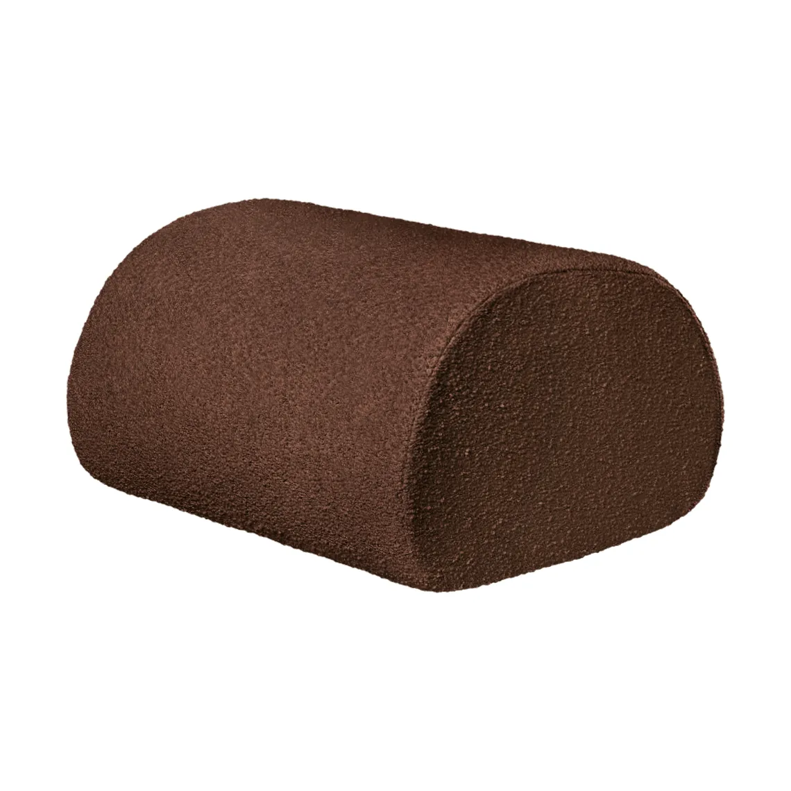 Μαξιλάρι καθίσματος Rouli pouf pure bouclé, Chestnut brown Ferm Living