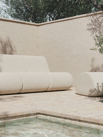 Μαξιλάρι καθίσματος Rouli pouf pure bouclé - Off-white - Ferm Living