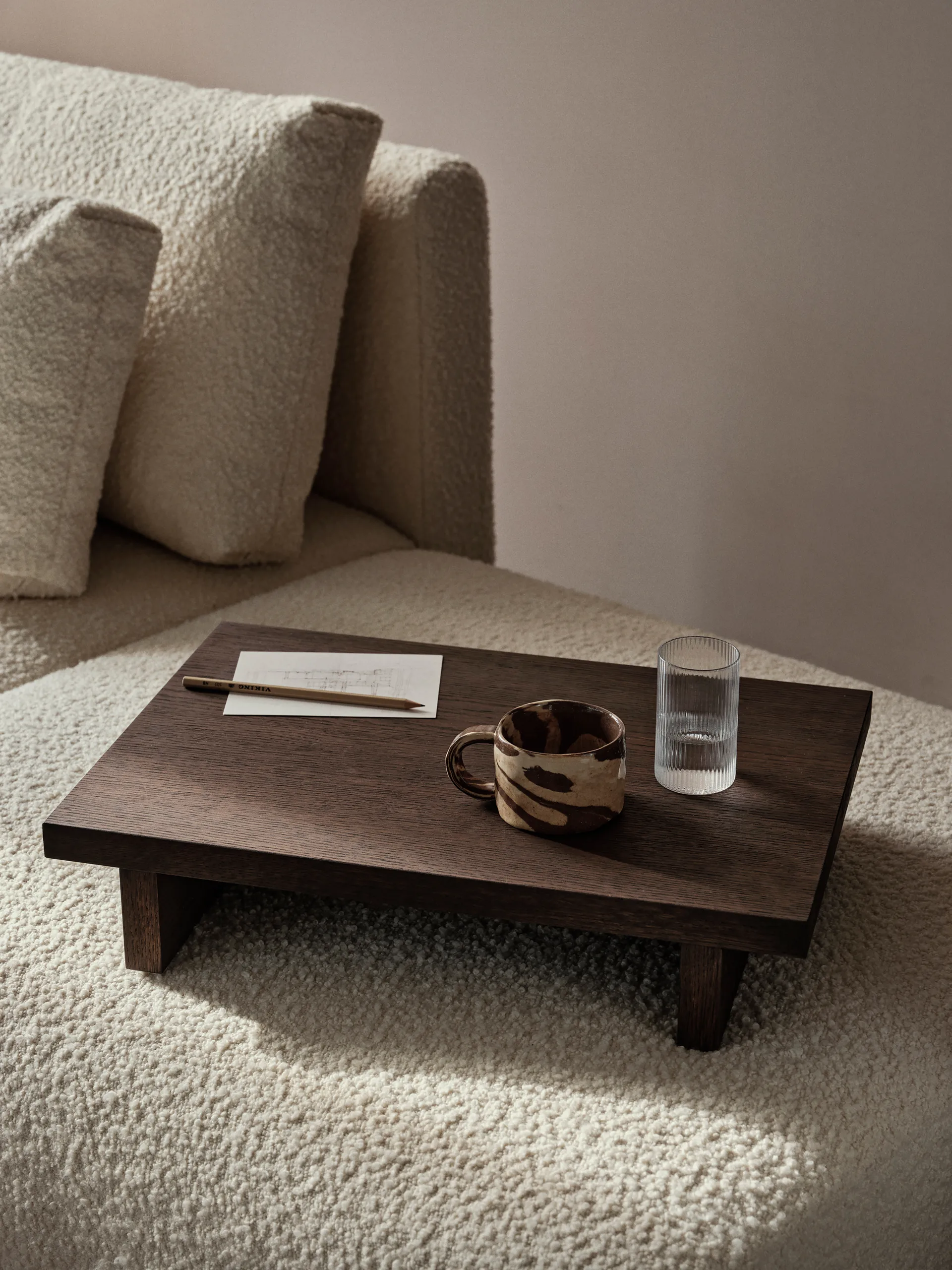 Κούπα Ryu χαμηλή 20 cl, Sand-brown Ferm Living