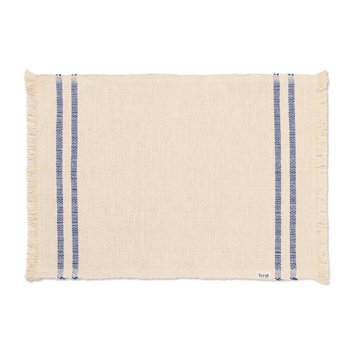 Τραπεζομάντιλο Savor διαστάσεων 38x50 εκατοστά, Off-white/Blue Ferm Living