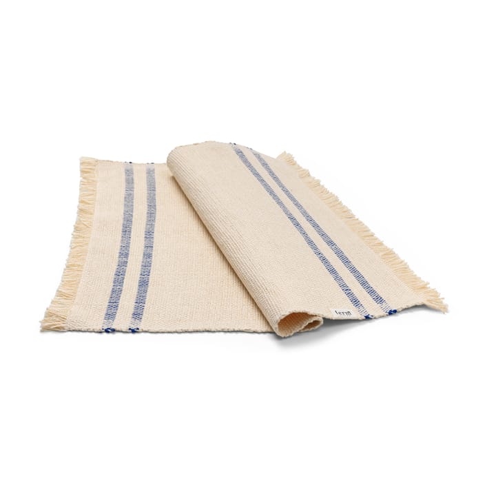 Τραπεζομάντιλο Savor διαστάσεων 38x50 εκατοστά, Off-white/Blue Ferm Living
