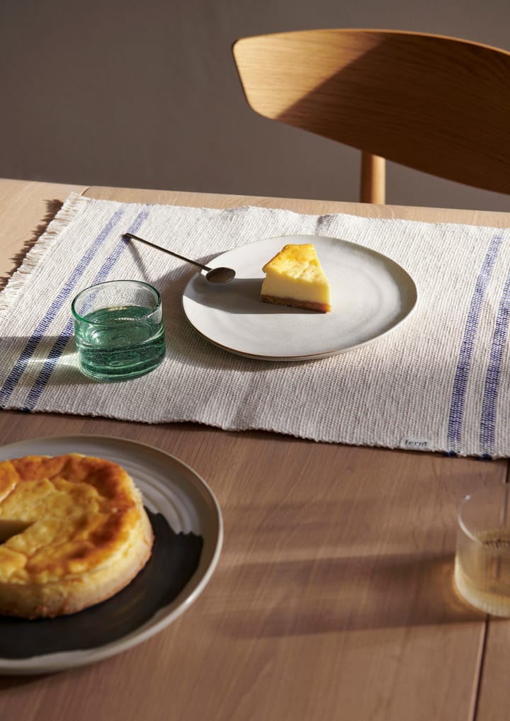 Τραπεζομάντιλο Savor διαστάσεων 38x50 εκατοστά, Off-white/Blue Ferm Living