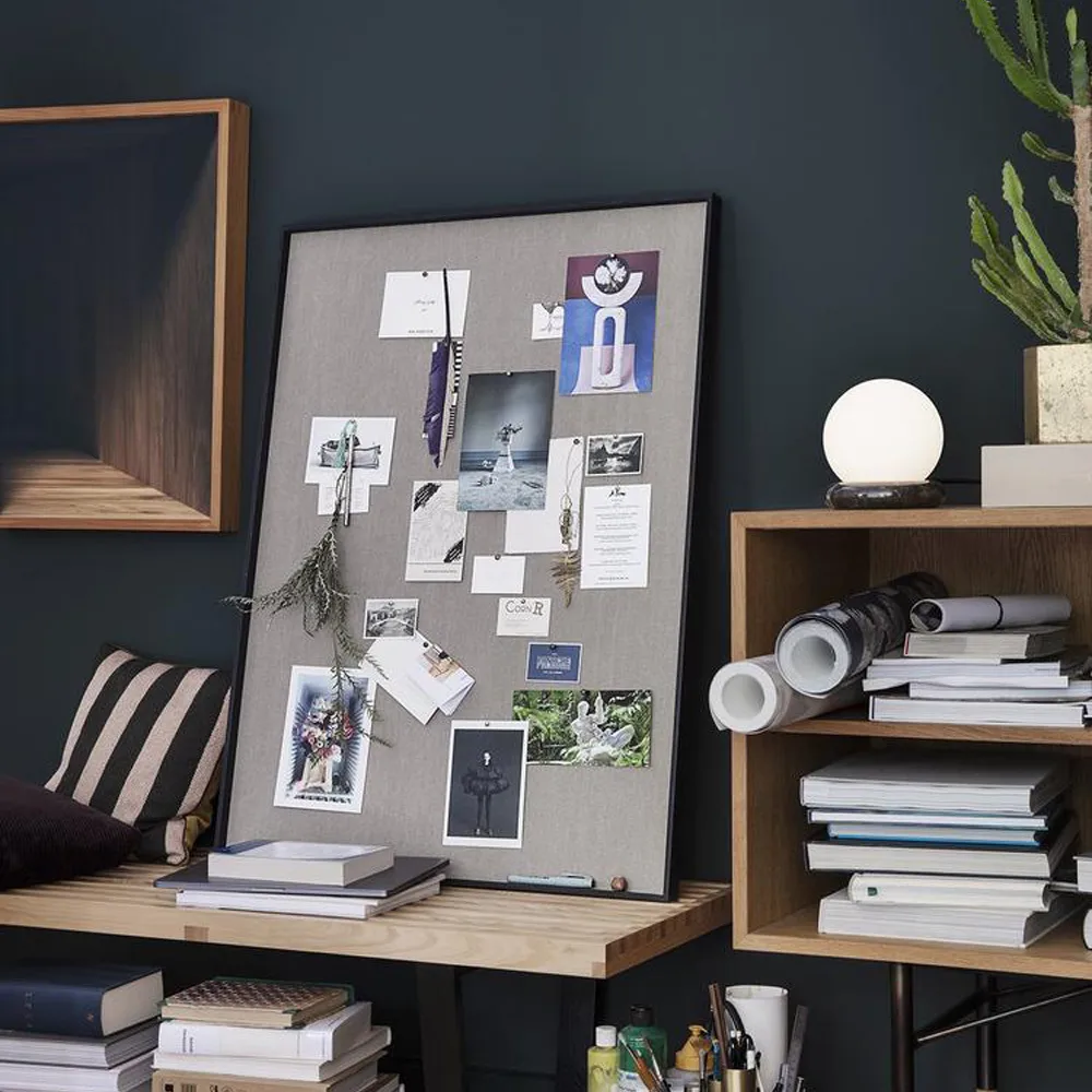 Πίνακας ανακοινώσεων Scenery, Μαύρο, μεγάλο Ferm Living