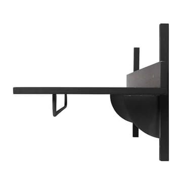Sector ράφι με ράγα 37x87 cm - Μαύρο δεσποτάκι-μαύρος ορείχαλκος - Ferm Living