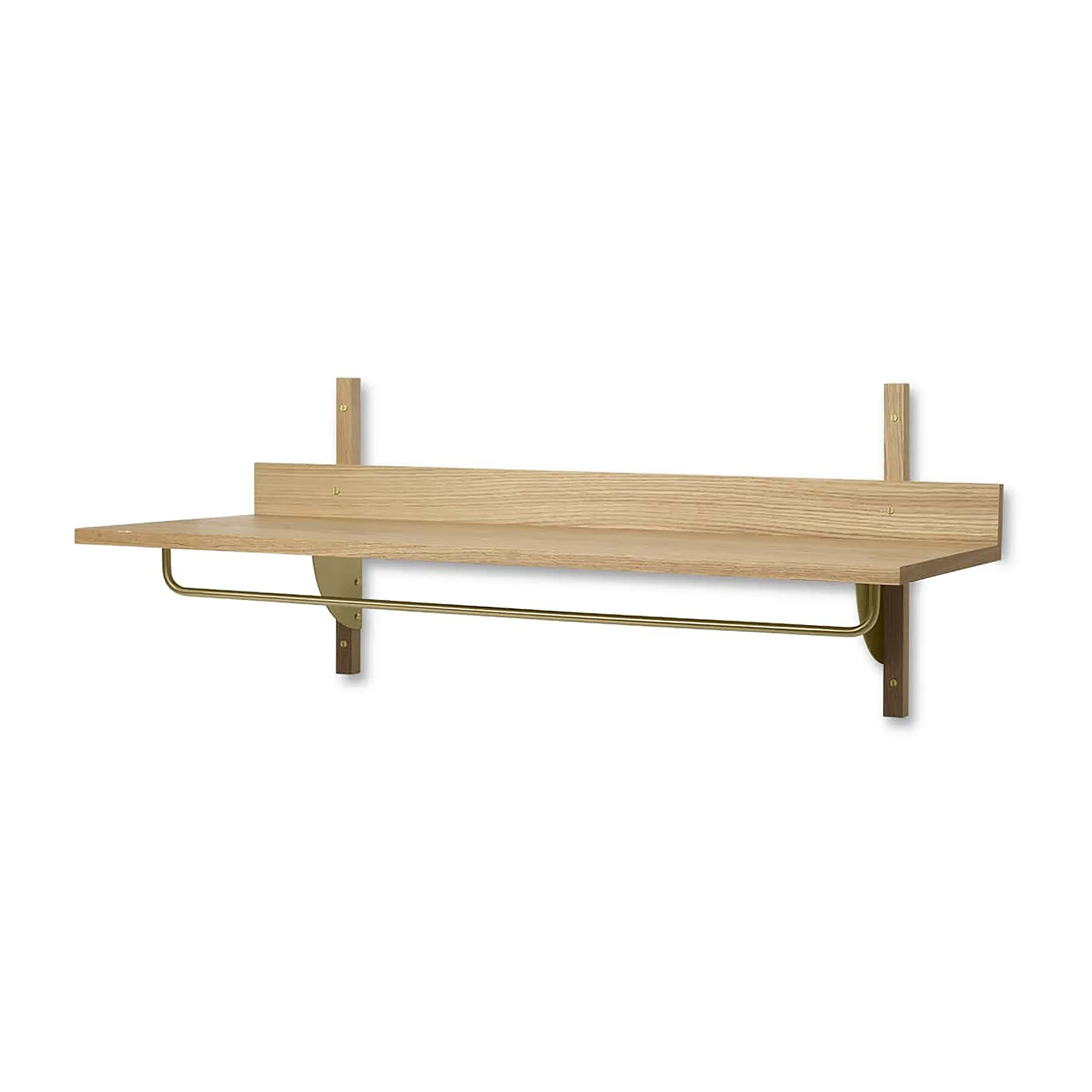 Sector ράφι με ράγα 37x87 cm, Δρυς-ορείχαλκος Ferm Living