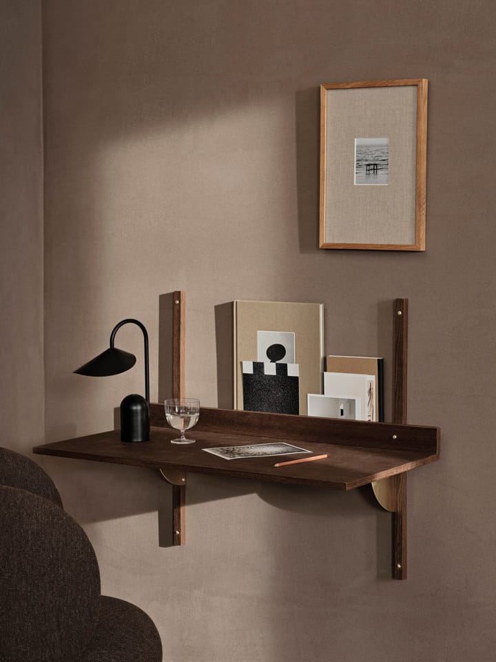 Sector γραφείο, Smoked Oak, brass Ferm Living