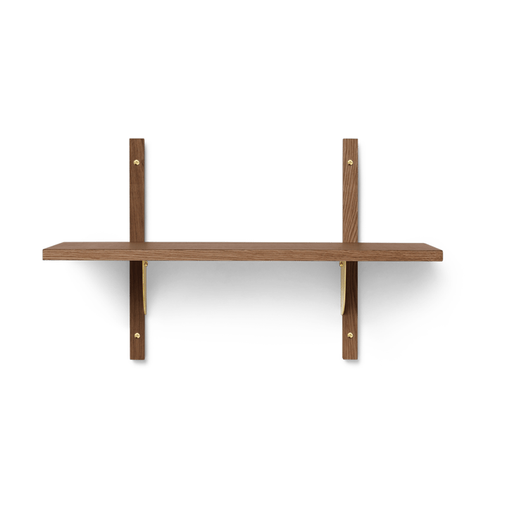 Sector ράφιS/S, Smoked Oak, brass Ferm Living