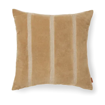 Senti Stripe μαξιλάρι 50x50 cm - Dark sand-linen - Ferm Living