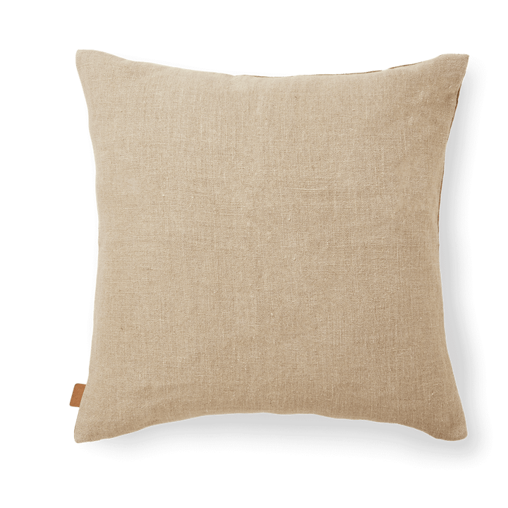 Senti Stripe μαξιλάρι 50x50 cm, Dark sand-linen Ferm Living